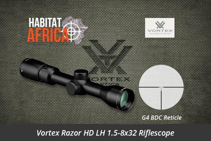 Vortex Razor HD LH 1.5-8x32 Riflescope G4 BDC Reticle - Habitat Africa | Gun Shop | South Africa