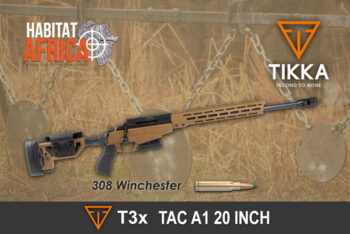 Tikka T3x TAC A1 in 308 Winchester 20inch Coyote Brown