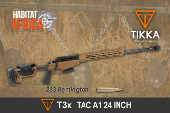 Tikka T3x TAC A1 in 223 Remington 24inch Coyote Brown