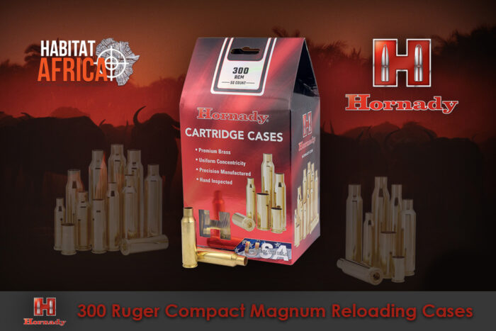Hornady 300 Ruger Compact Magnum Reloading Brass Cases Habitat Africa