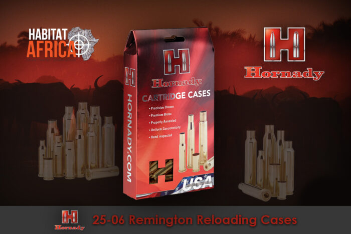 Hornady 25-06 Remington Reloading Brass Cases Habitat Africa