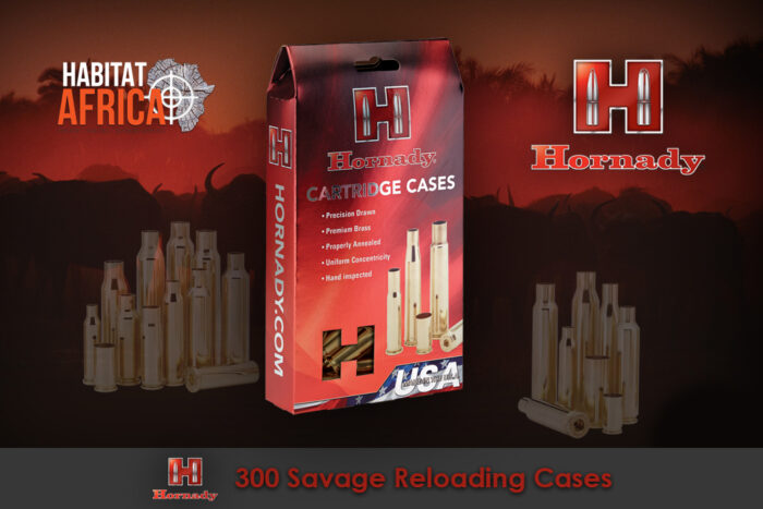 Hornady 300 Savage Reloading Brass Cases Habitat Africa