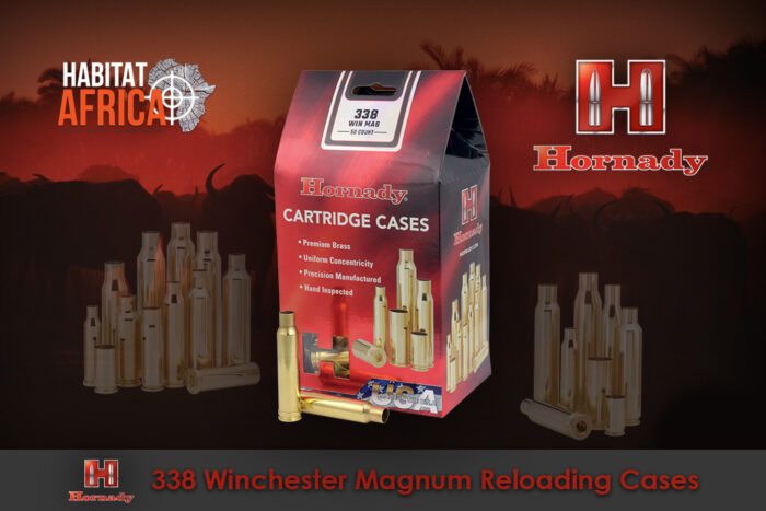Hornady 338 Winchester Magnum Reloading Brass Cases Habitat Africa
