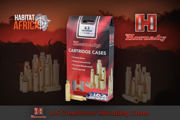 Hornady 6.5 Creedmoor Reloading Brass Cases Habitat Africa