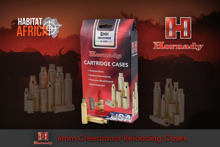 Hornady 6mm Creedmoor Reloading Brass Cases Habitat Africa