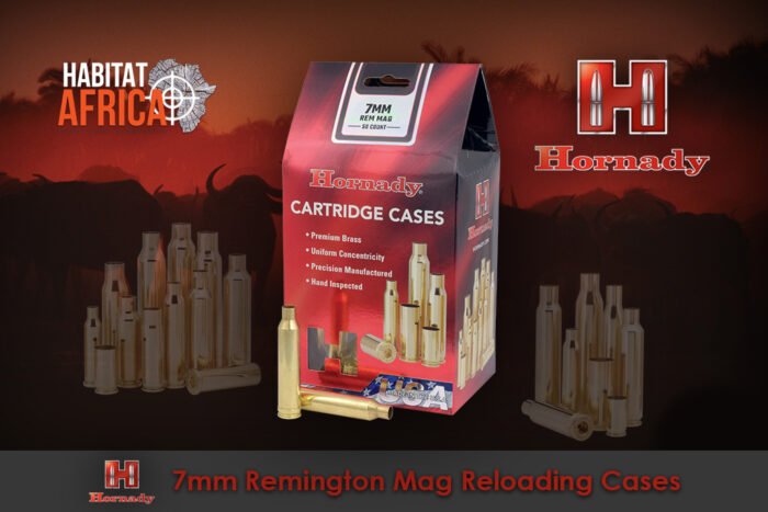 Hornady 7mm Remington Magnum Reloading Brass Cases Habitat Africa