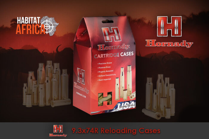Hornady 9.3x74R Reloading Brass Cases Habitat Africa