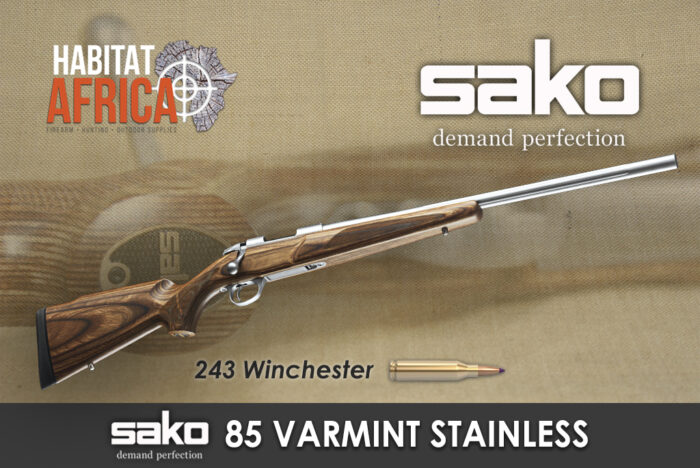 Sako 85 Varmint Stainless 243 Win Habitat Africa