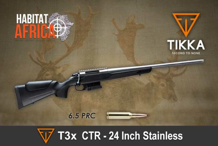 Tikka T3x CTR Rifle Stainless 6.5 PRC 24 inch