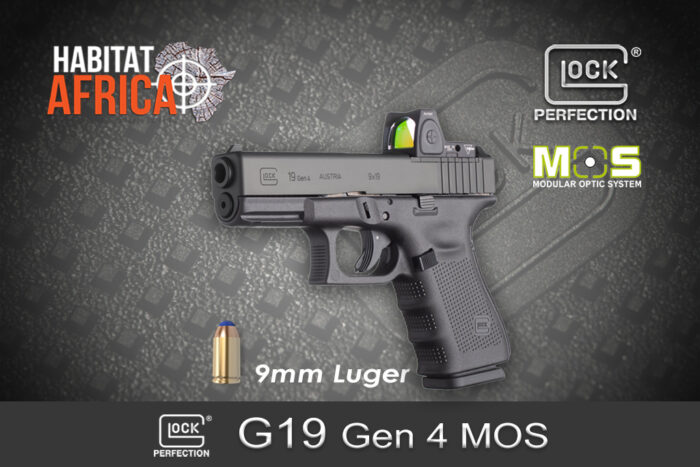 Glock 19 Gen 4 MOS 9mm Luger Habitat Africa 1