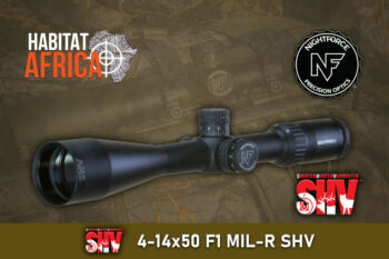 NightForce SHV 4-14×50 F1 MIL-R Riflescope