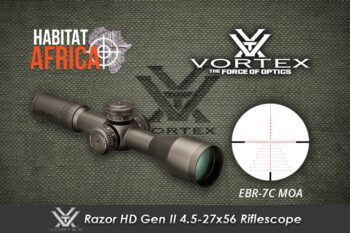 Vortex Razor HD Gen II 4.5-27×56 FFP Riflescope EBR-7C MOA Reticle