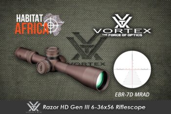 Vortex Razor HD Gen III 6-36×56 FFP Riflescope EBR-7D MRAD Reticle