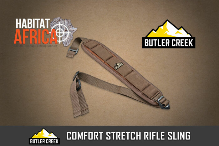 Butler-Creek-Comfort-Stretch-Rifle-Sling-Brown-Habitat-Africa-1