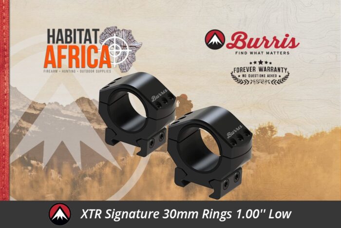 Burris-XTR-Signature-30mm-Rings-1.00''-Low-Height-Habitat-Africa