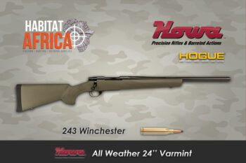 Howa Varmint 24 inch 243 Winchester Blued All Weather Olive Synthetic