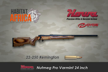 Howa 24 inch 22-250 Remington Nutmeg Laminate Pro Varmint