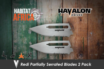 Havalon Knives Redi Partially Serrated Blades 2 Pack