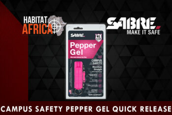 Sabre Campus Safety Pepper Gel with Quick Release Pink
