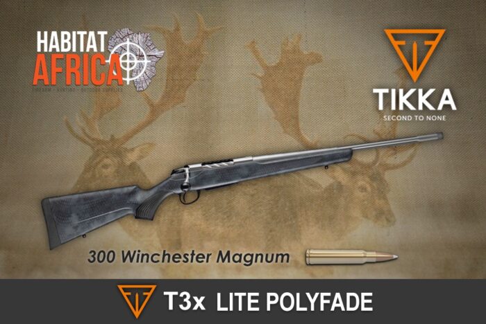 Tikka Lite Rifles Habitat Africa | Tikka T3x Polyfade Habitat Africa