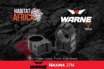 Warne Maxima 2TM Tikka 1inch Fixed High Rings