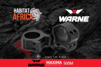 Warne Maxima Horizontal 500M 1inch Low Rings