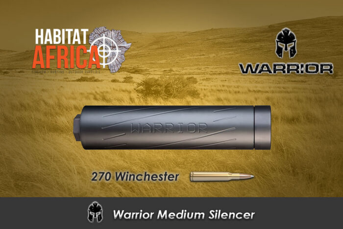 Warrior-Medium-Silencer-with-Cap-270-Winchester-Habitat-Africa