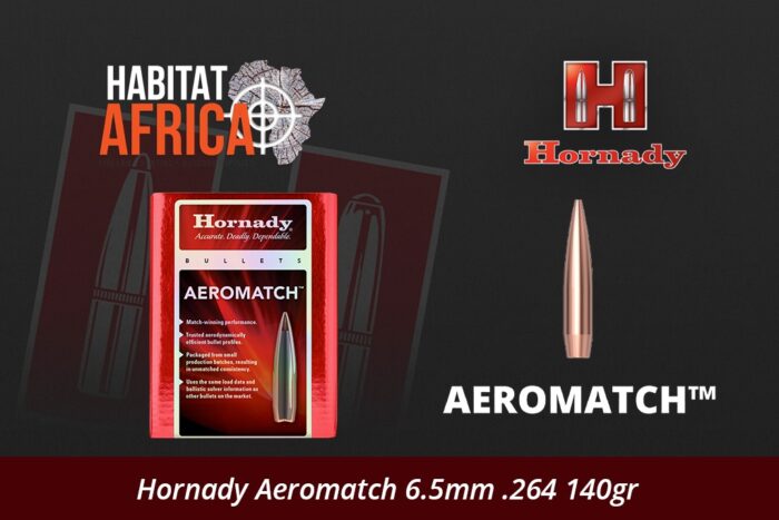 Hornady-Aeromatch-6.5mm-.264-140gr-Bullet-Habitat-Africa