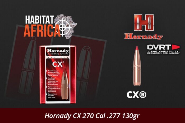 Hornady-CX-270-Cal-.277-130gr-Bullet-Habitat-Africa