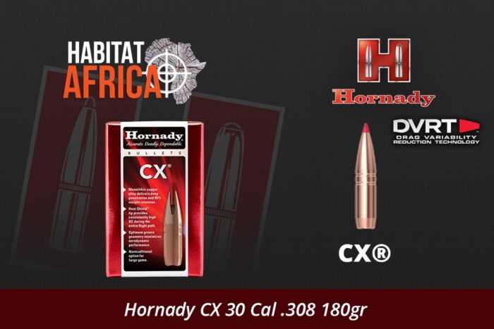 Hornady-CX-30-Cal-.308-180gr-Bullet-Habitat-Africa