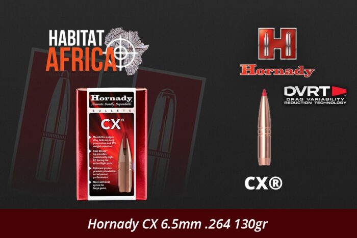 Hornady-CX-6.5mm-.264-130gr-Bullet-Habitat-Africa