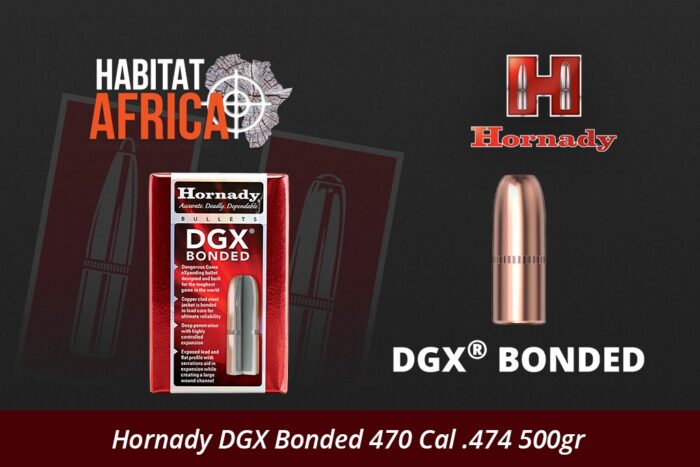 Hornady-DGX-Bonded-470-Cal-.474-500gr-Bullet-Habitat-Africa