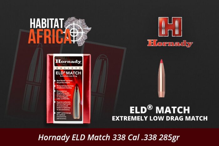 Hornady-ELD-Match-338-Cal-.338-285gr-Bullet-Habitat-Africa