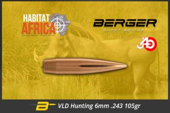 Berger VLD Hunting 6mm .243 105gr Load Development Pack 20pts