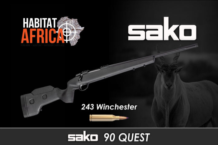 Sako-90-Quest-Rifle-in-243-Winchester-Habitat-Africa