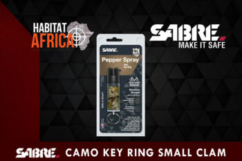 Sabre Camo Key Ring Small Clam