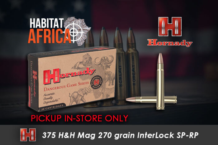 Hornady-375-H&H-Magnum-270-grain-InterLock-SP-RP-Ammunition-Habitat-Africa