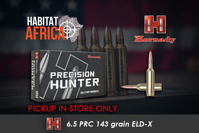 Hornady-6.5-PRC-143-grain-ELD-X-Ammunition-Habitat-Africa