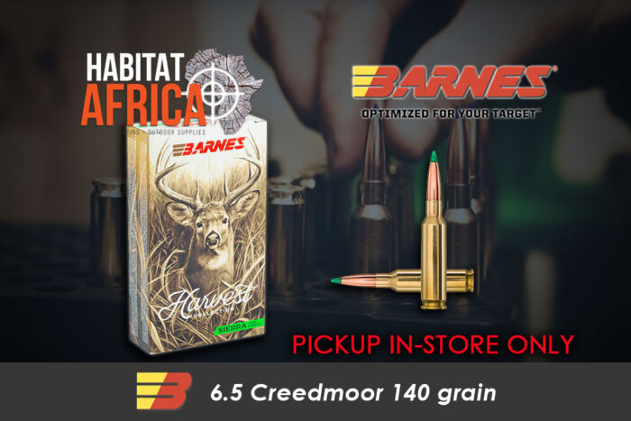 Barnes-Harvest-6.5-Creedmoor-140-grain-Ammunition-Habitat-Africa