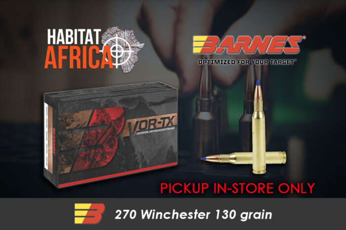 Barnes-VOR-TX-270-Winchester-130-grain-Ammunition-Habitat-Africa