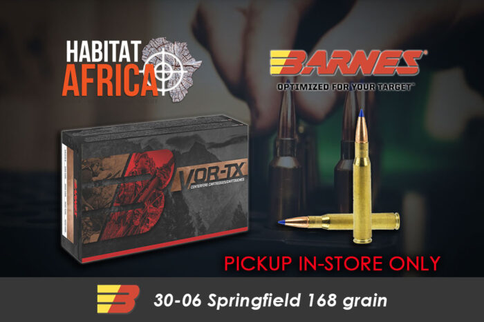 Barnes-VOR-TX-30-06-Springfield-168-grain-Ammunition-Habitat-Africa