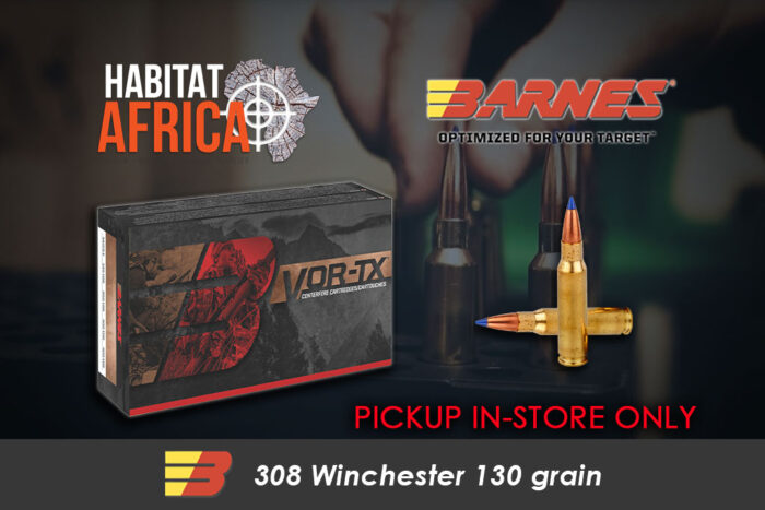 Barnes-VOR-TX-308-Winchester-130-grain-Ammunition-Habitat-Africa