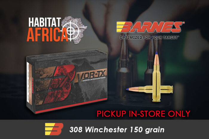 Barnes-VOR-TX-308-Winchester-150-grain-Ammunition-Habitat-Africa