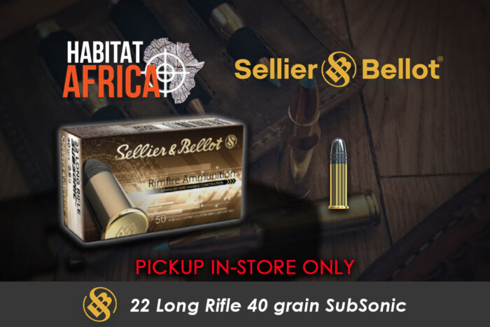 Sellier-&-Bellot-22-LR-40-grain-SubSonic-Ammunition-Habitat-Africa