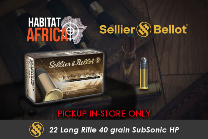 Sellier-&-Bellot-22-LR-40-grain-SubSonic-HP-Ammunition-Habitat-Africa