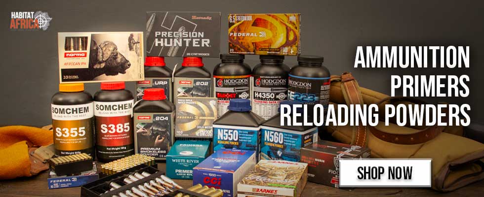 Ammunition, Primers and Propellant Habitat Africa