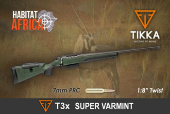 Tikka T3x 7mm PRC Super Varmint Cerakote 1:8″ Twist