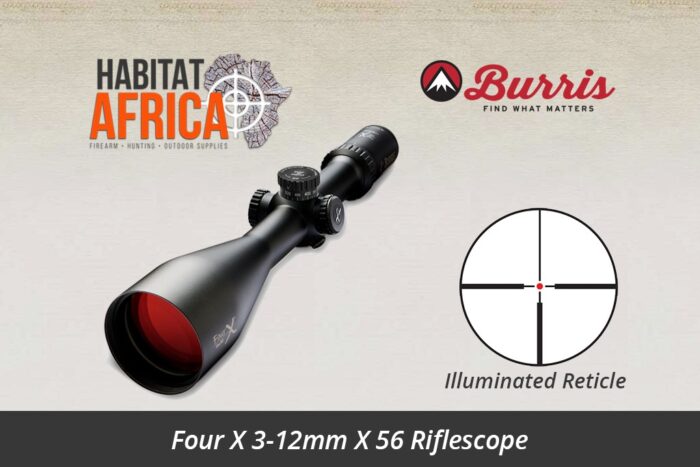 Burris Four X 3-12x56mm Illuminated Reticle