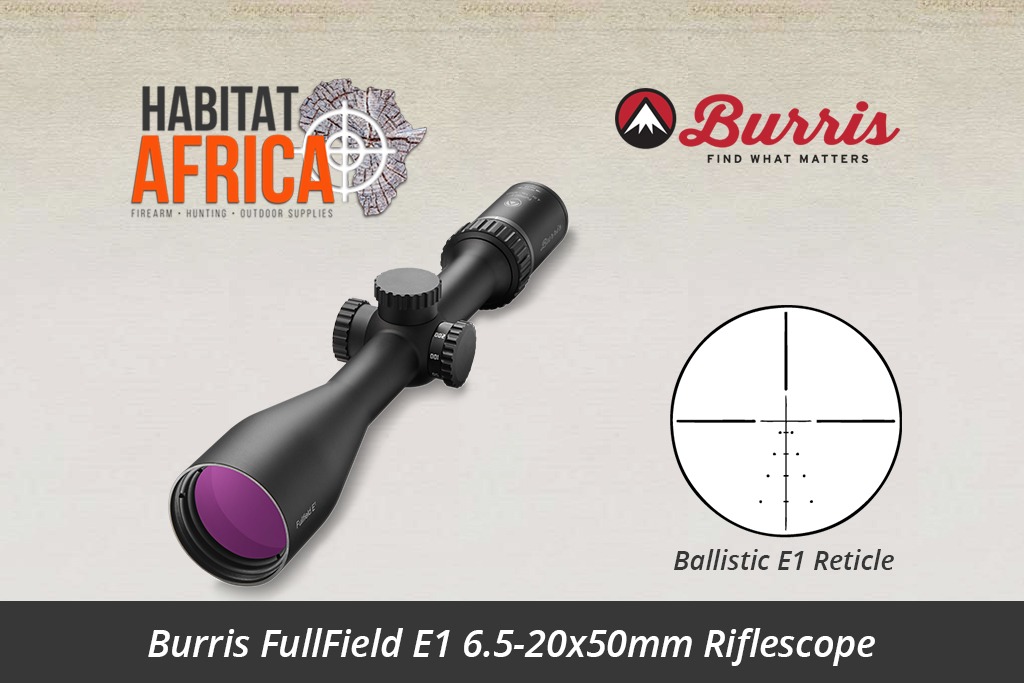 Burris FullField E1 6.5-20x50mm Ballistic Plex E1 Reticle