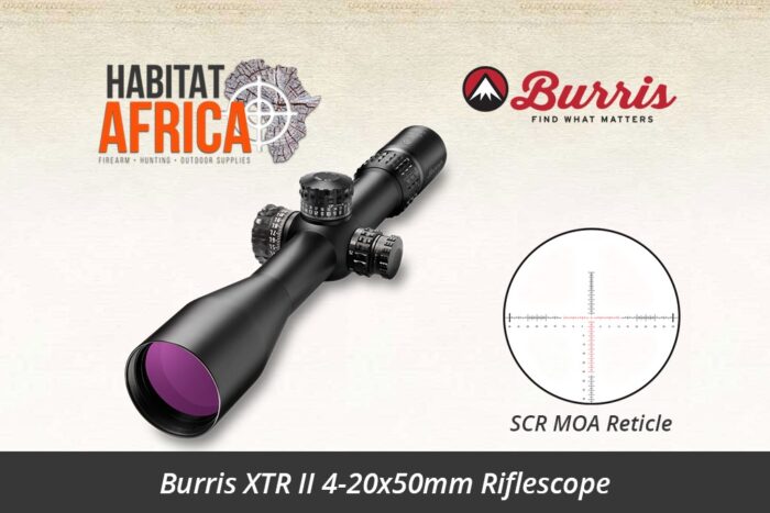 Burris XTR II 4-20x50mm Riflescope SCR MOA Reticle